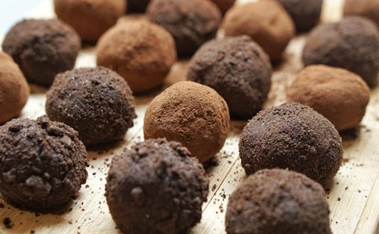 what are chocolate truffles made of