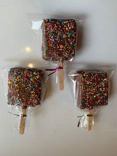Halloween and Thanksgiving Dipped Crispy Treats