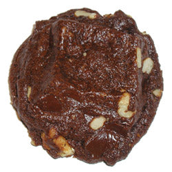 Dutch chocolate cookies with walnuts
