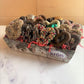 Chocolate Covered Pretzel Basket, Holiday Version