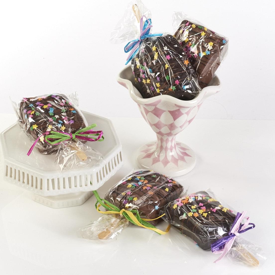 Chocolate Covered Krispy Treats, set of 4