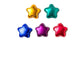 Foiled chocolate stars